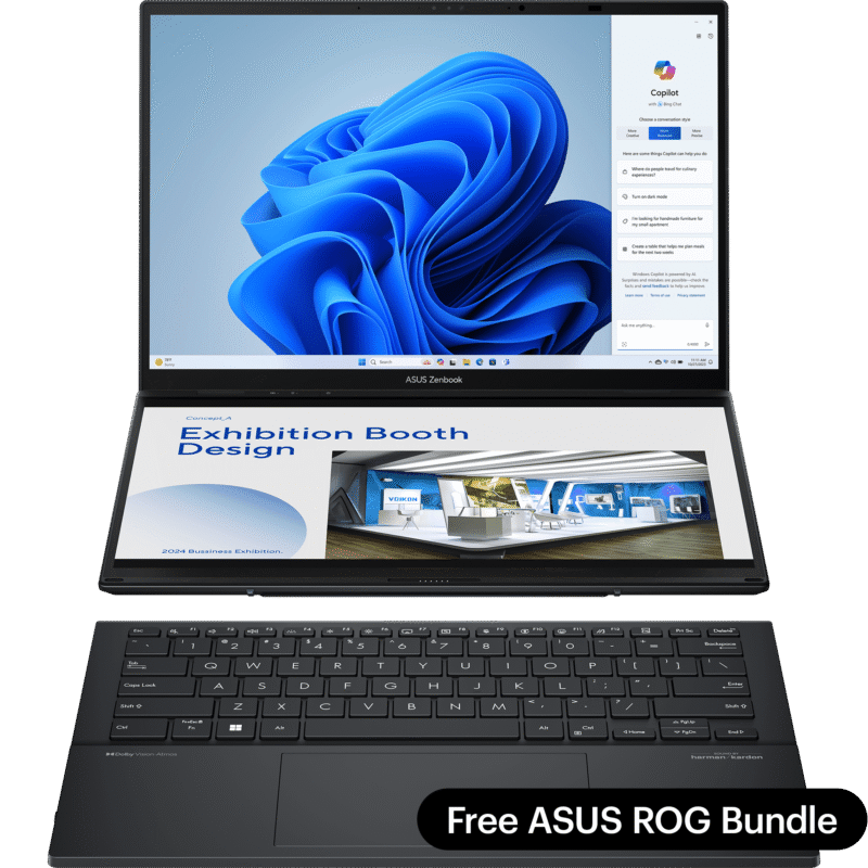 ASUS Zenbook Duo UX8406MA-DS76T Dual-Touchscreen Laptop