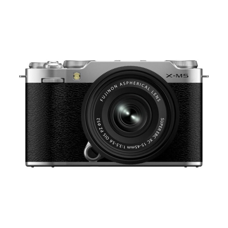 Fujifilm X-M5 Mirrorless Camera with 15-45mm Lens (Silver)