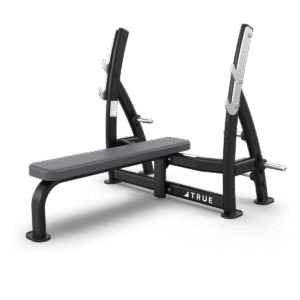 True XFW-7100 Supine Press Bench with Plate Holders