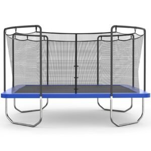 15' Square Trampoline - Blue