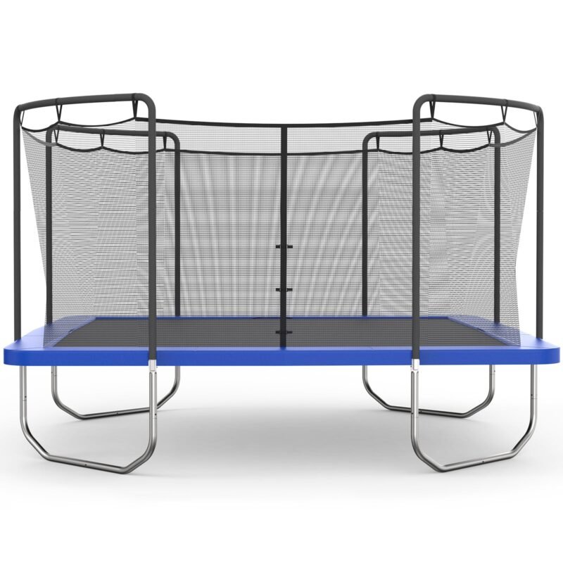 15' Square Trampoline - Blue