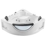Empava 59 in. Whirlpool LED Corner Bathtub - EMPV-59JT319LED