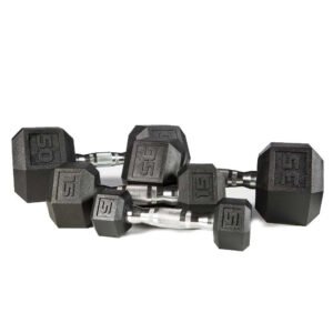 Premium PVC Hex Dumbbell SET 5-50 LBS.