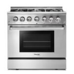 Thor Kitchen 36 Inch Professional Dual Fuel Range in Stainless Steel