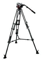 Manfrotto Video 504HD, 546BK Video Tripod System with Bag