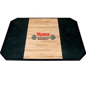 York Barbell Solid Red Oak Platform 8’ x 6’