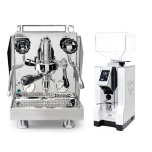 Rocket Espresso Giotto V and Eureka Mignon Specialita Grinder Bundle