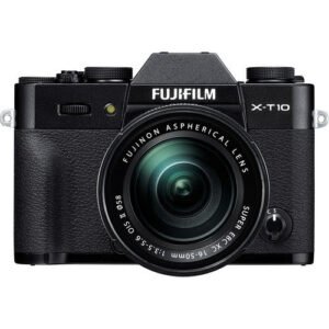 Fujifilm X-T10 Mirrorless Digital Camera with 16-50mm Lens (Black)